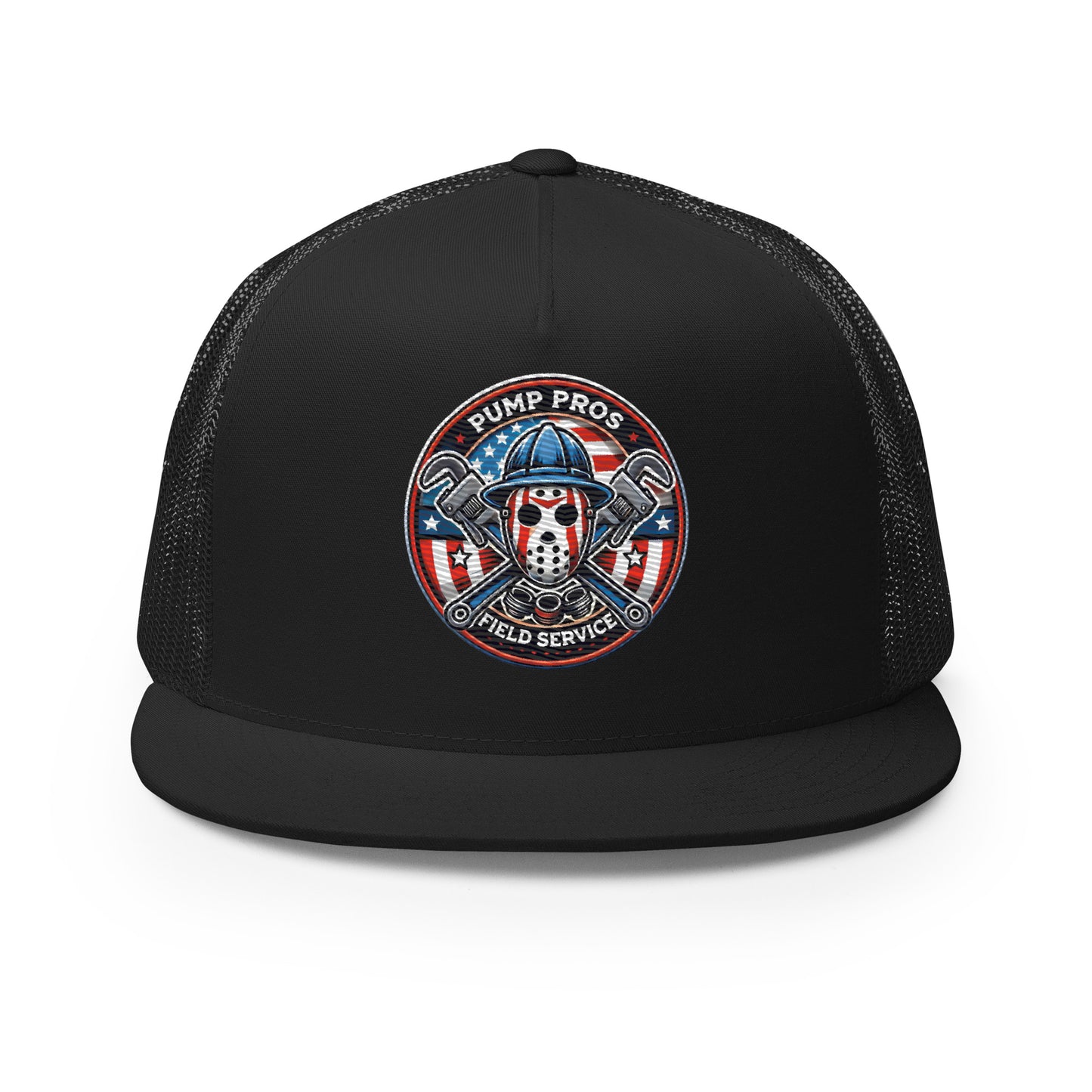 Pump Pros Custom Flat Bill Trucker Cap