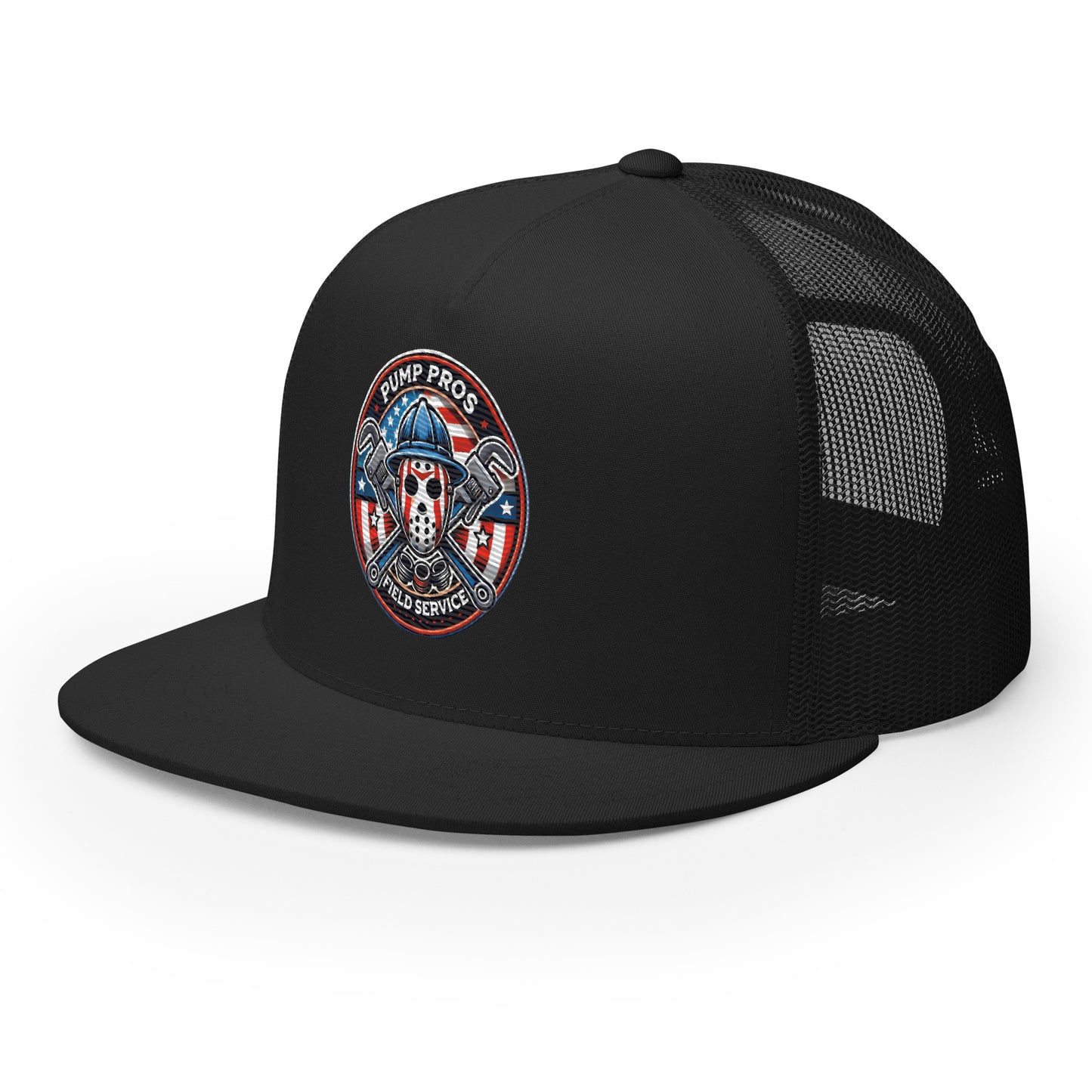 Pump Pros Custom Flat Bill Trucker Cap