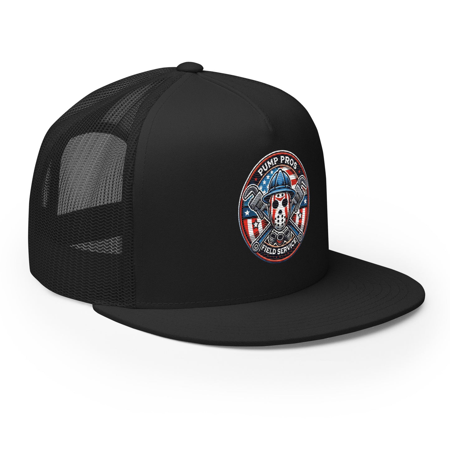 Pump Pros Custom Flat Bill Trucker Cap