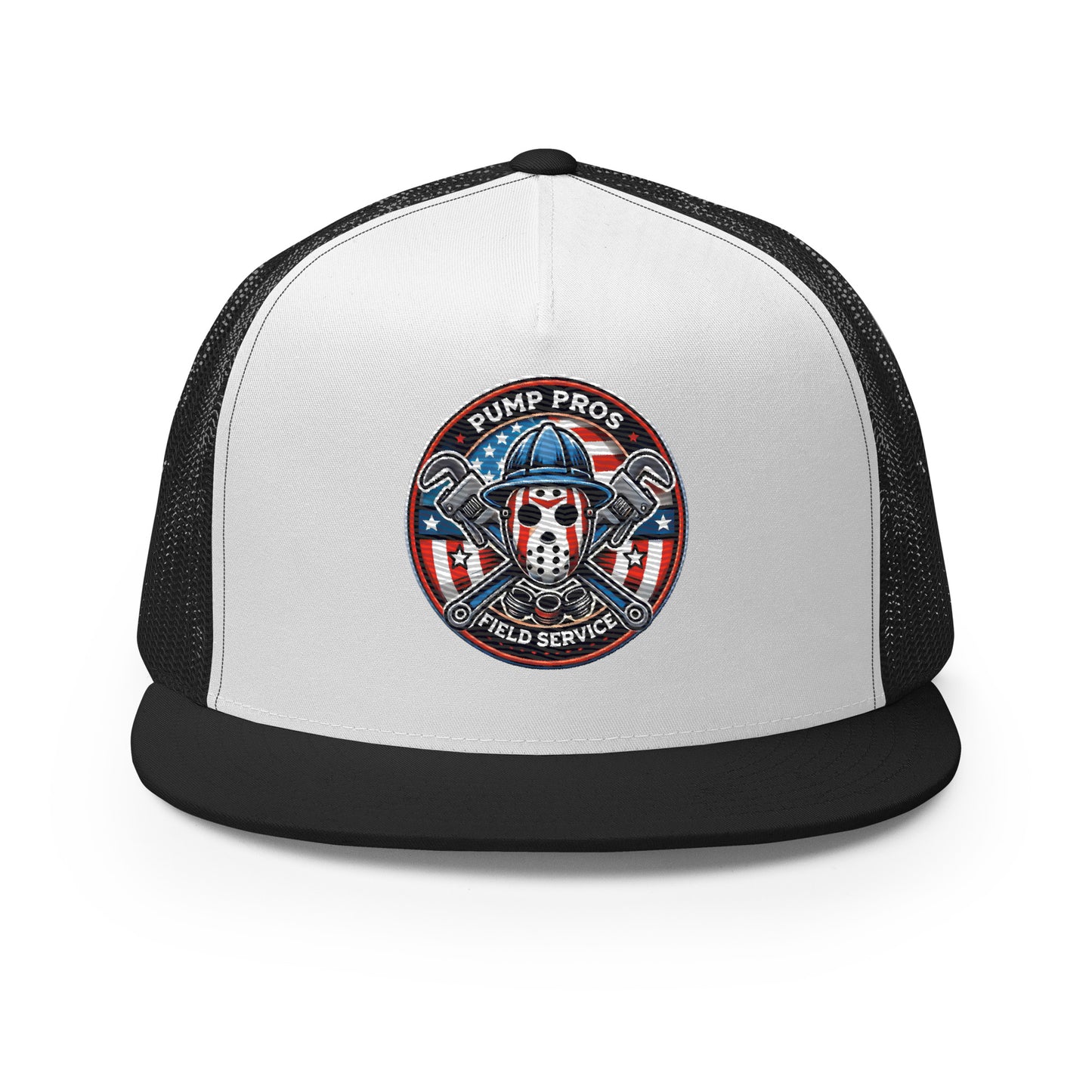 Pump Pros Custom Flat Bill Trucker Cap