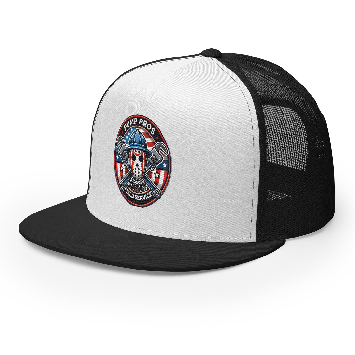 Pump Pros Custom Flat Bill Trucker Cap