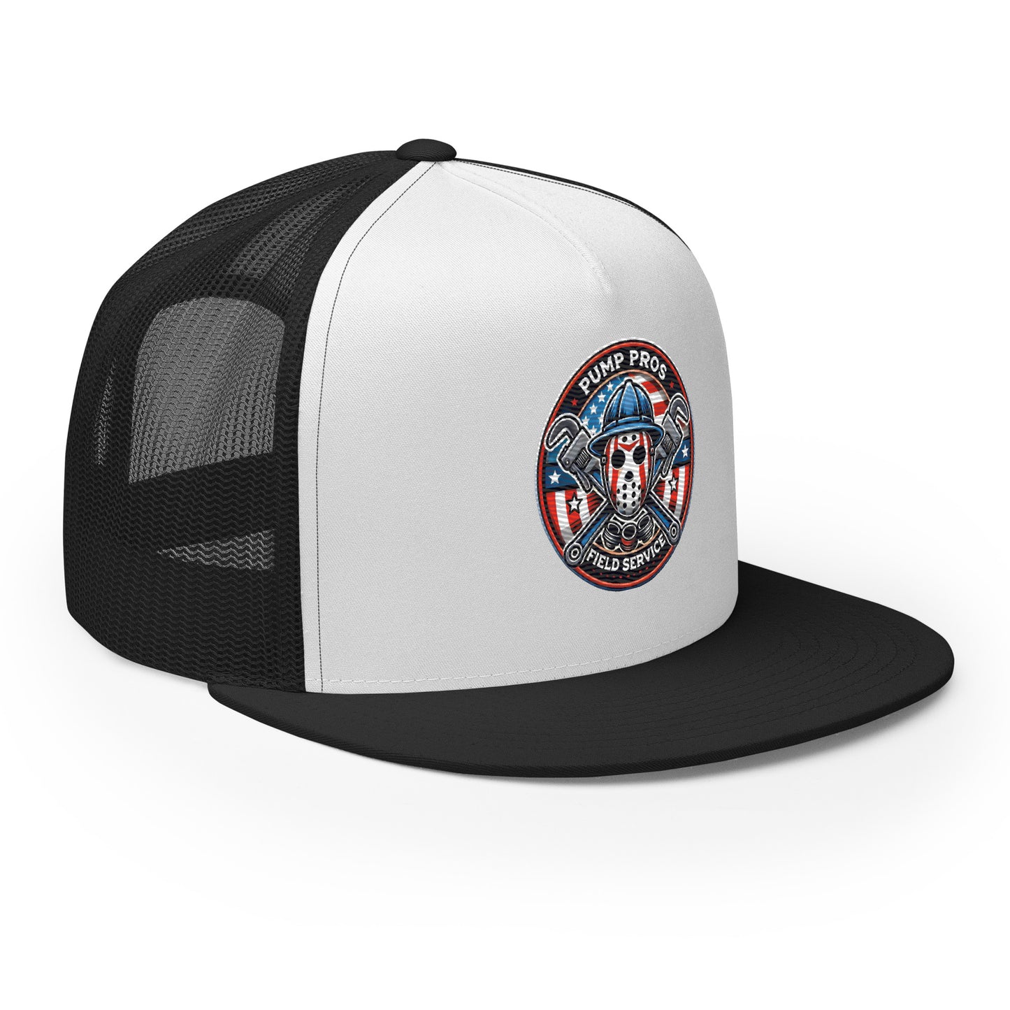 Pump Pros Custom Flat Bill Trucker Cap