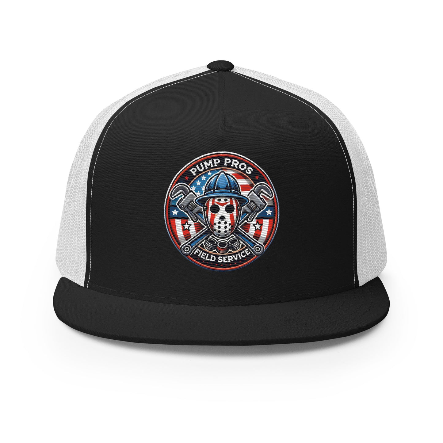 Pump Pros Custom Flat Bill Trucker Cap