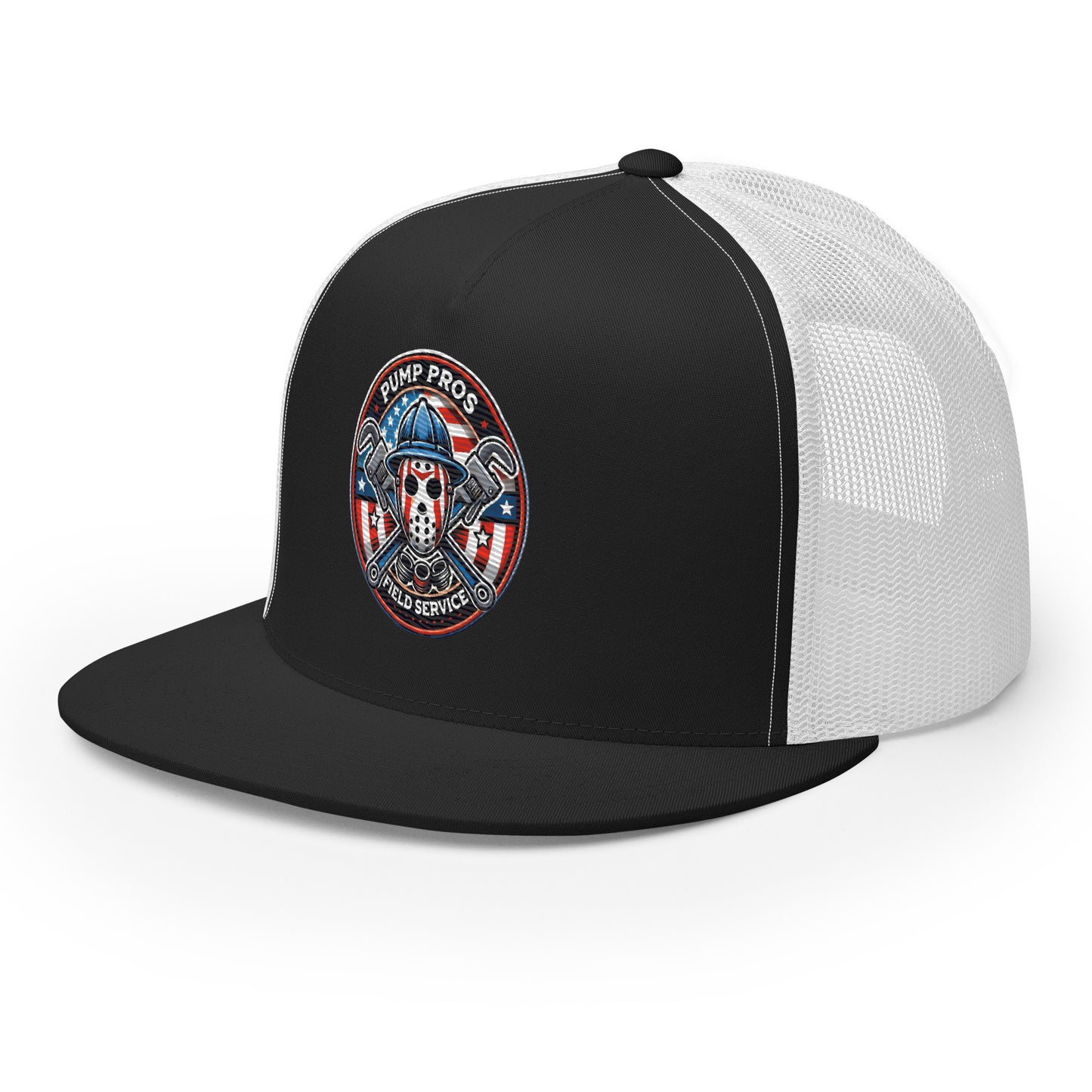 Pump Pros Custom Flat Bill Trucker Cap