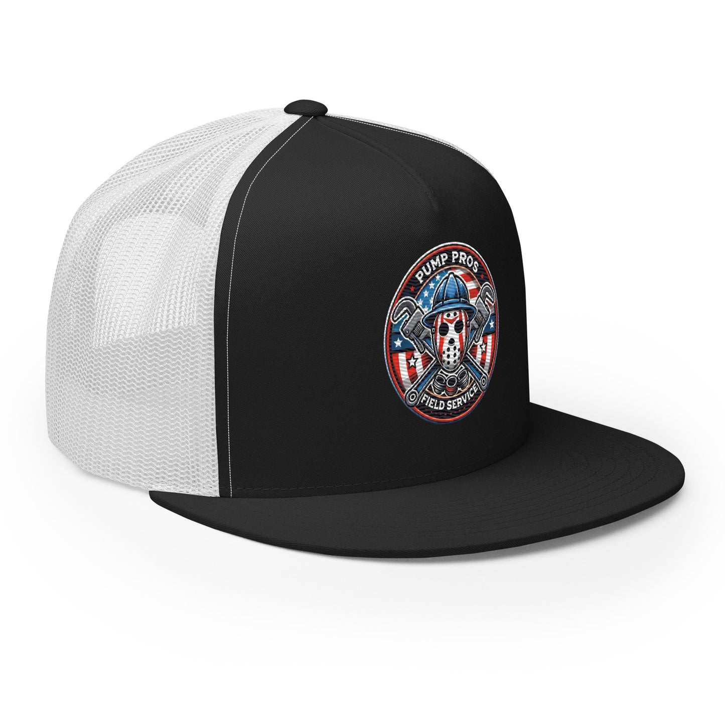 Pump Pros Custom Flat Bill Trucker Cap