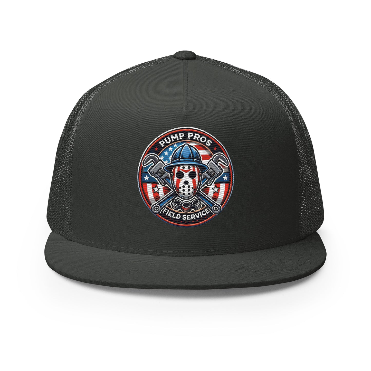 Pump Pros Custom Flat Bill Trucker Cap