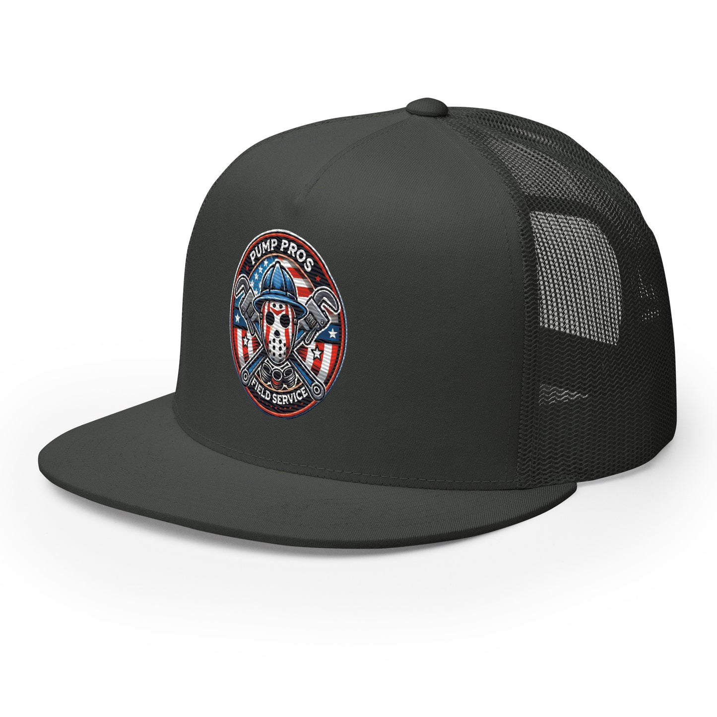 Pump Pros Custom Flat Bill Trucker Cap