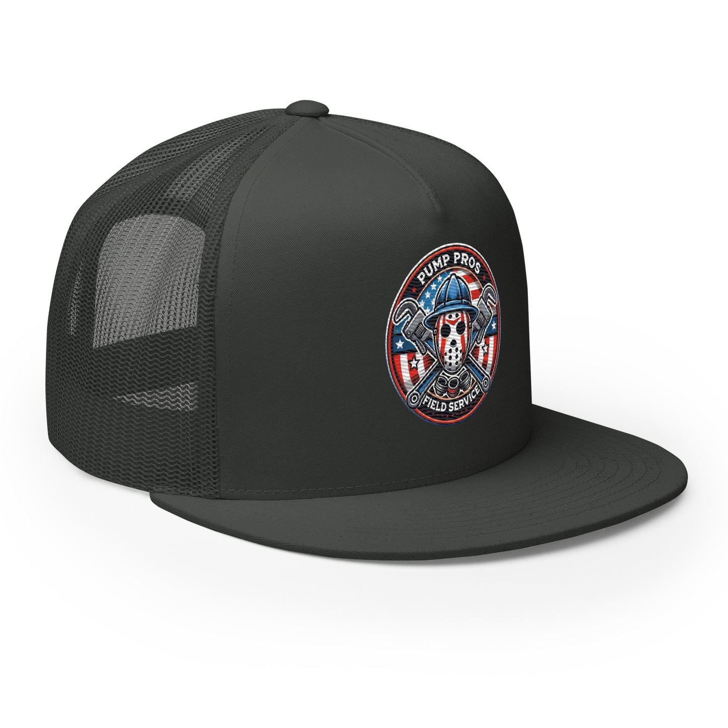 Pump Pros Custom Flat Bill Trucker Cap