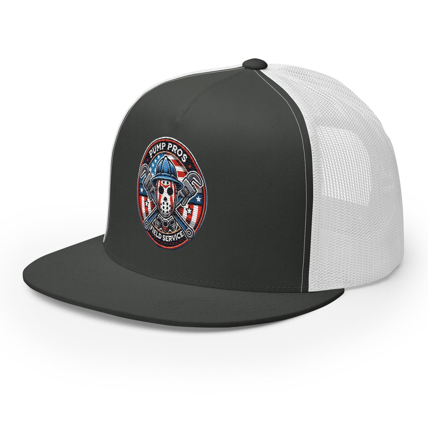Pump Pros Custom Flat Bill Trucker Cap