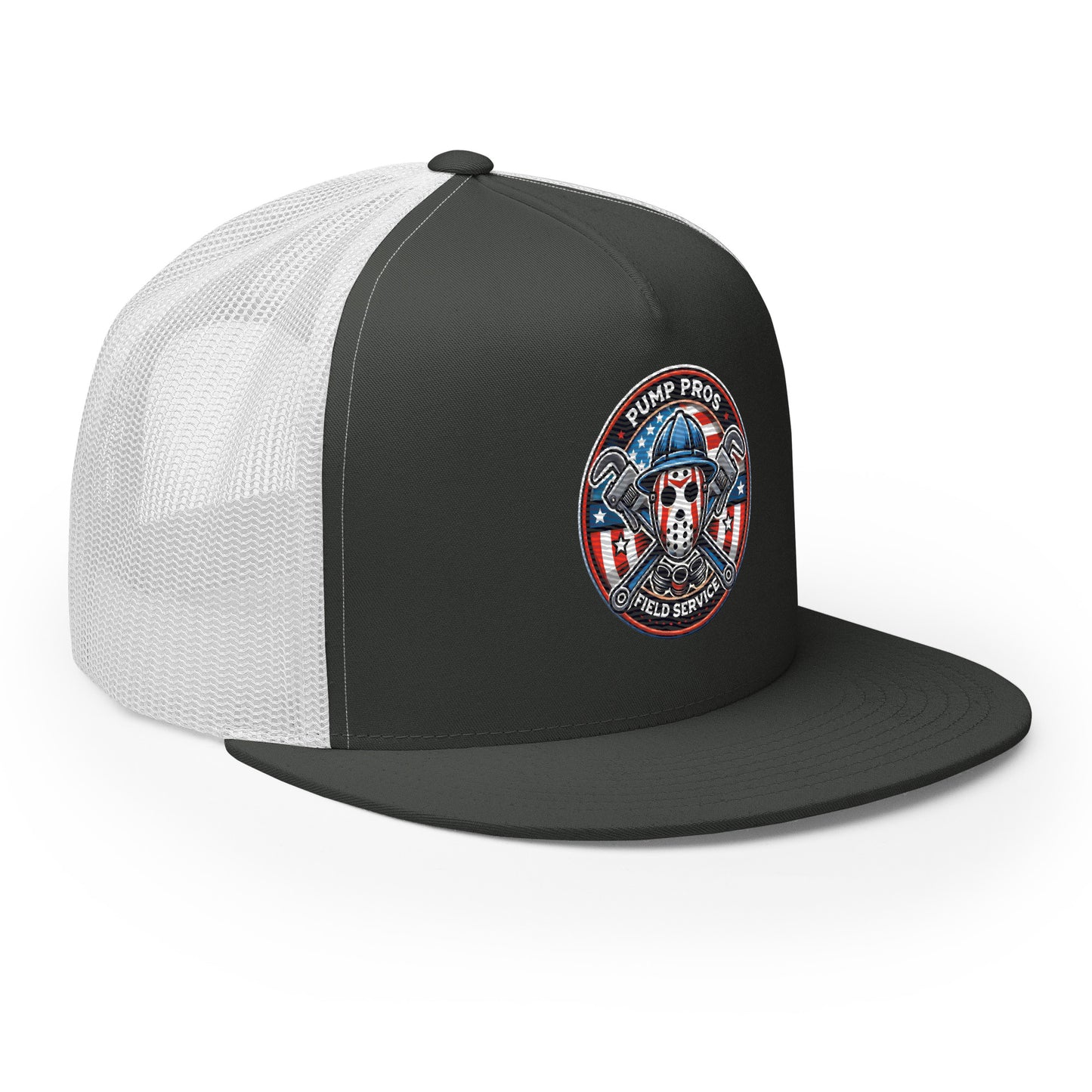 Pump Pros Custom Flat Bill Trucker Cap