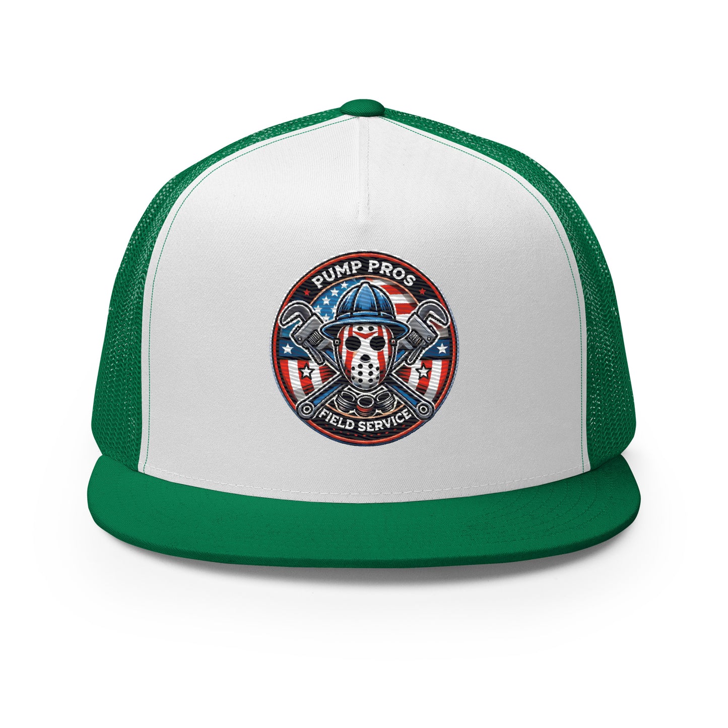 Pump Pros Custom Flat Bill Trucker Cap