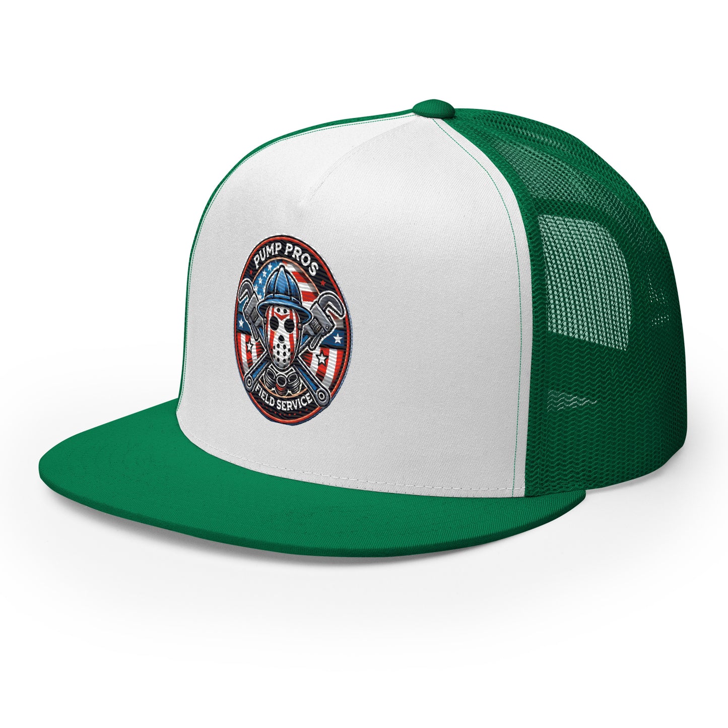 Pump Pros Custom Flat Bill Trucker Cap