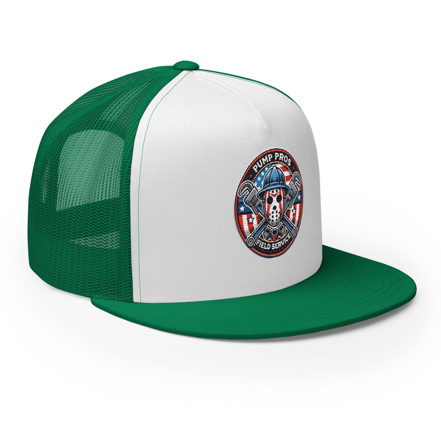 Pump Pros Custom Flat Bill Trucker Cap