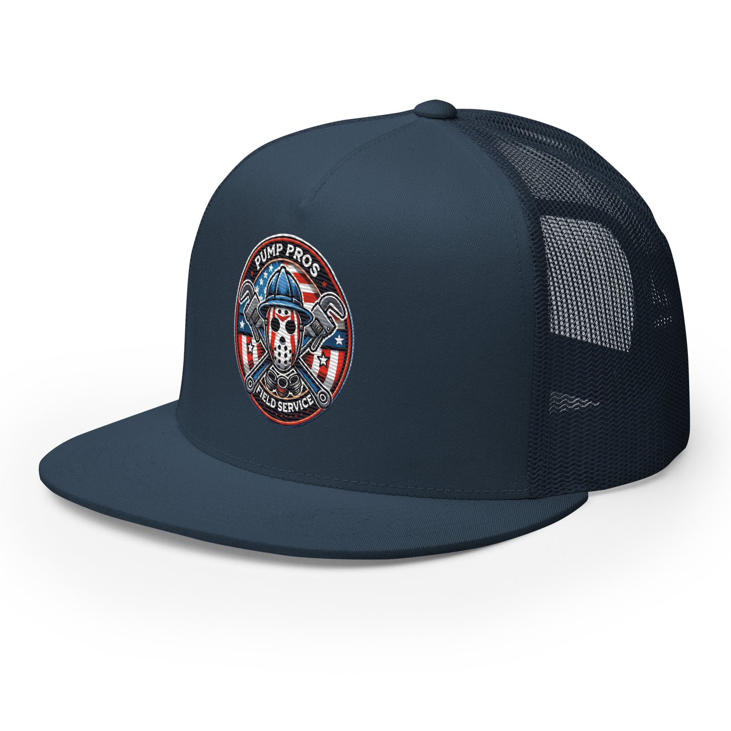 Pump Pros Custom Flat Bill Trucker Cap