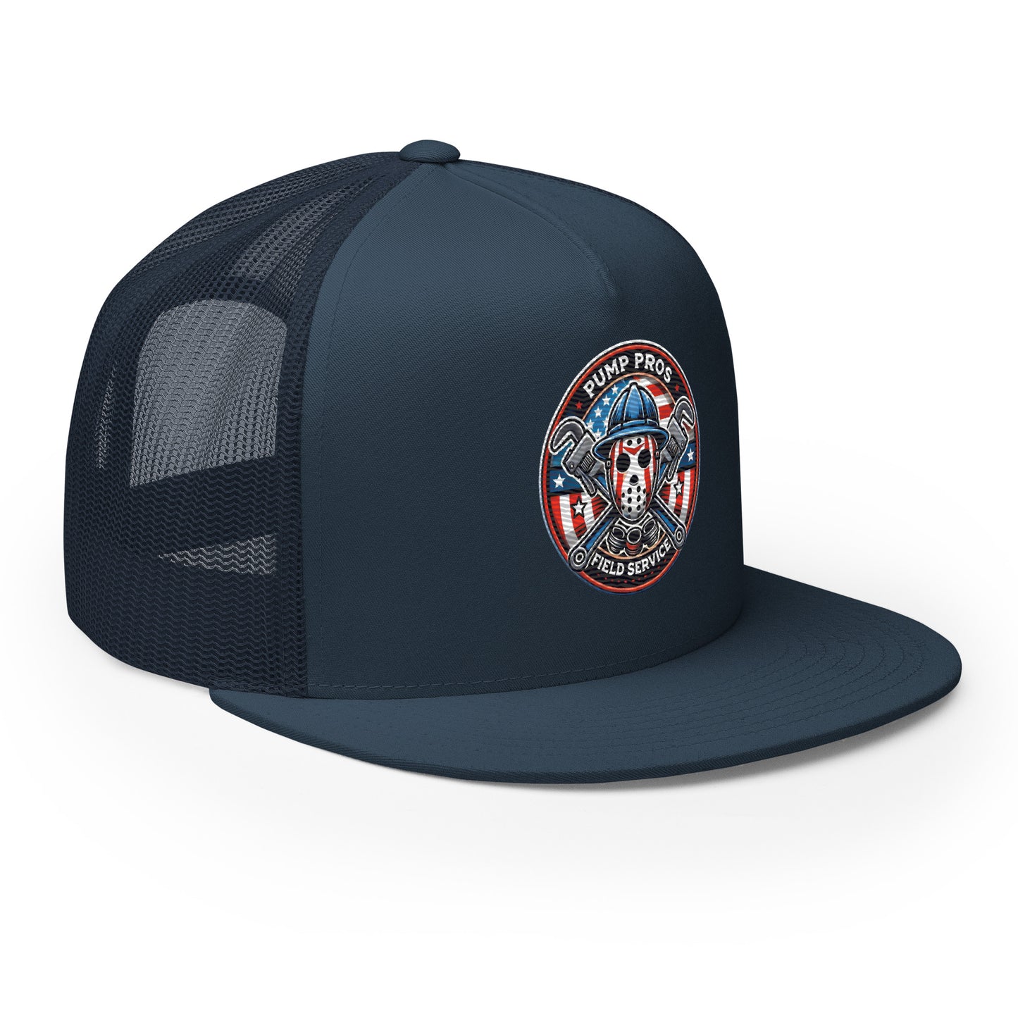 Pump Pros Custom Flat Bill Trucker Cap
