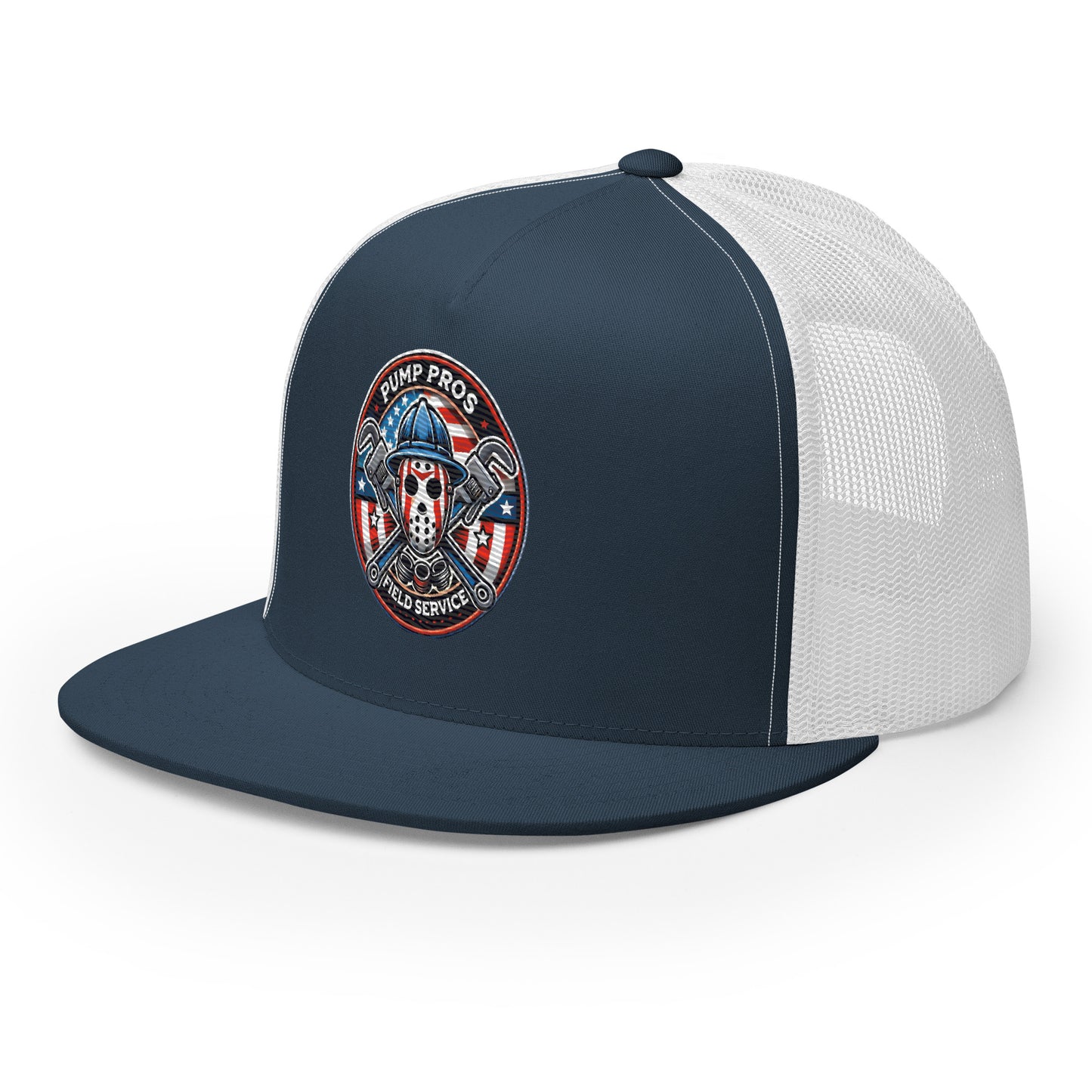 Pump Pros Custom Flat Bill Trucker Cap