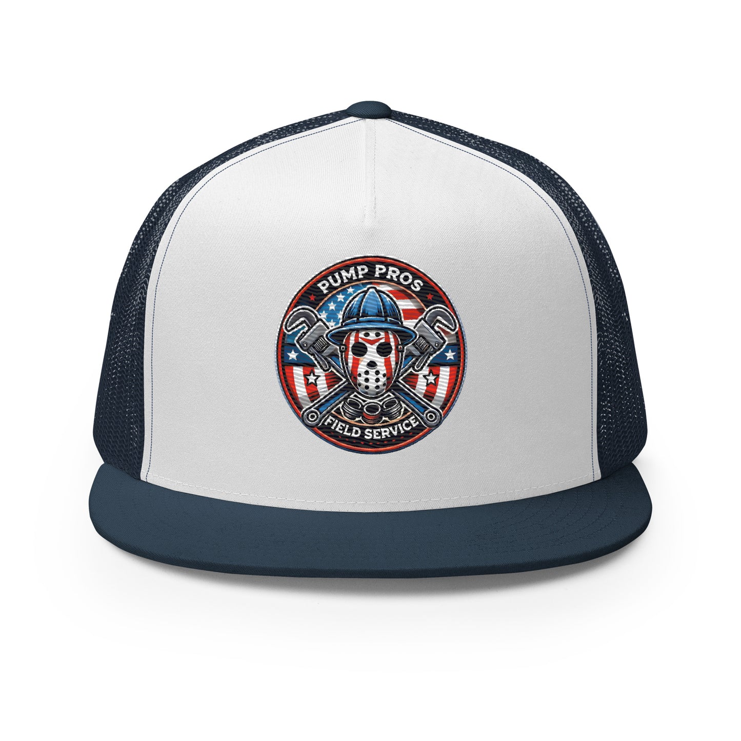 Pump Pros Custom Flat Bill Trucker Cap