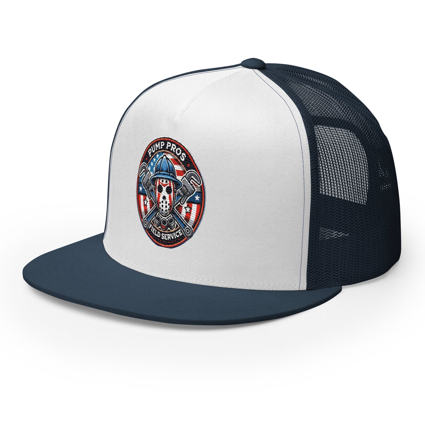 Pump Pros Custom Flat Bill Trucker Cap