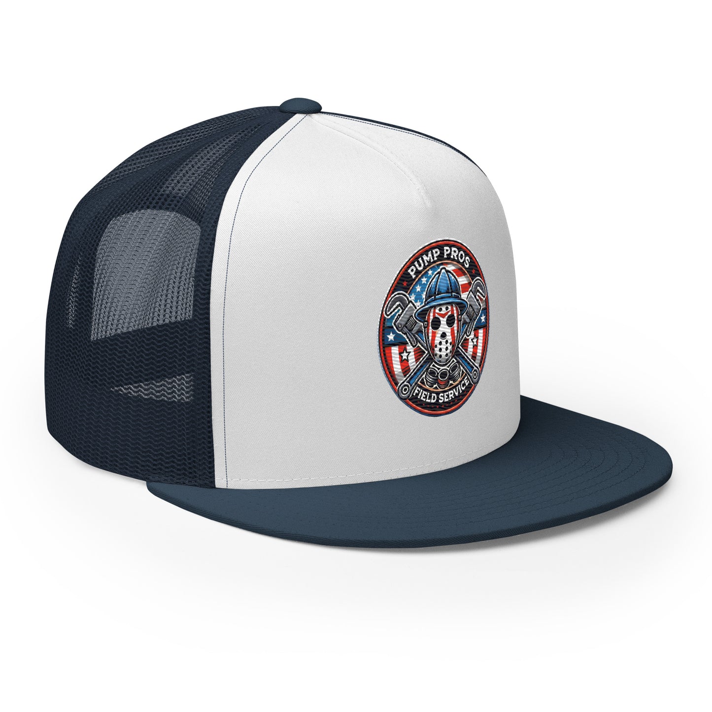 Pump Pros Custom Flat Bill Trucker Cap