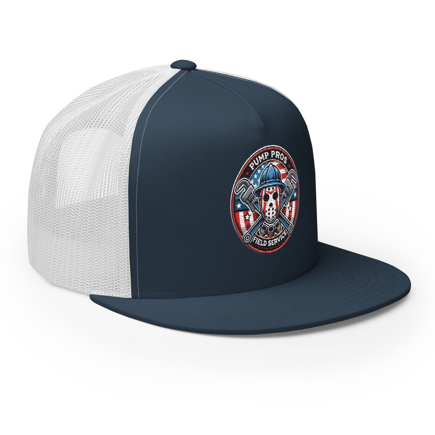 Pump Pros Custom Flat Bill Trucker Cap