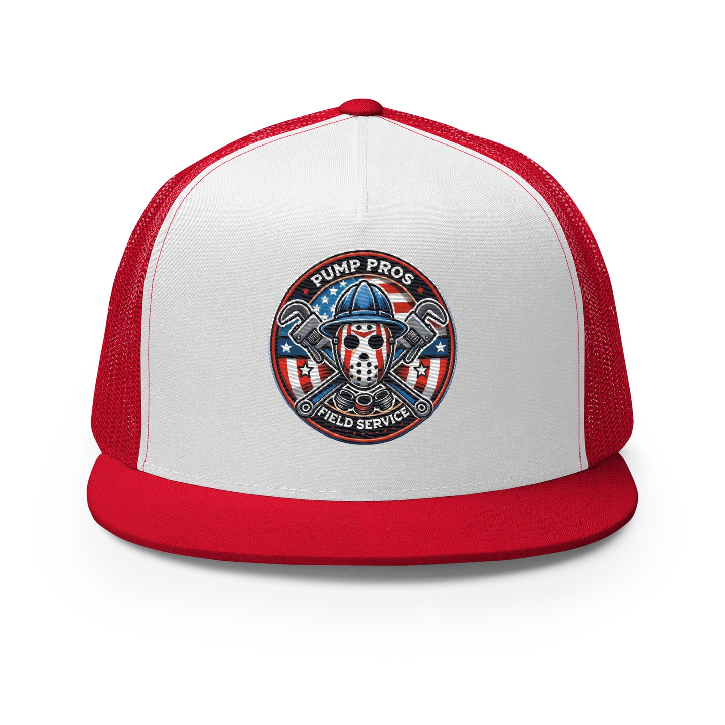 Pump Pros Custom Flat Bill Trucker Cap