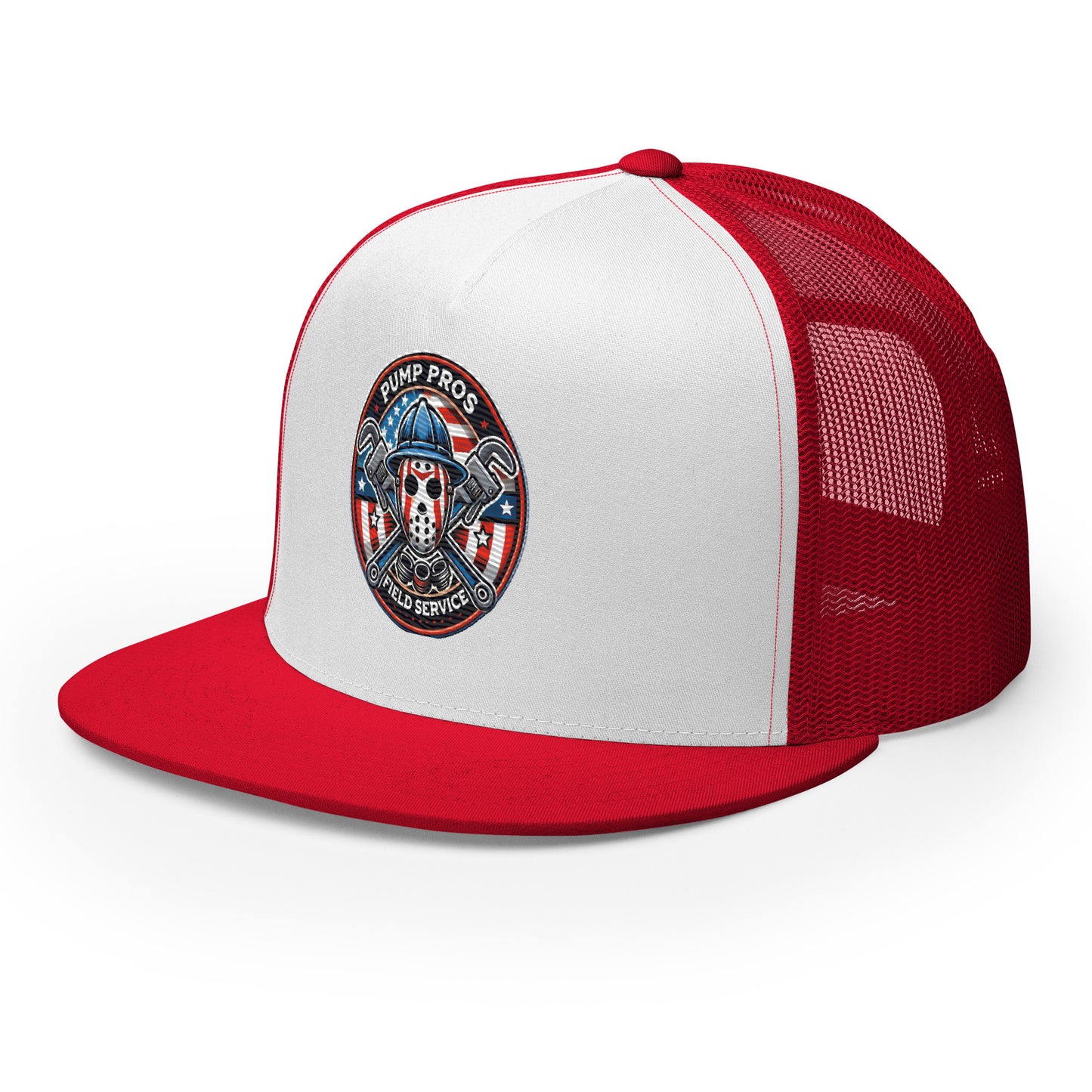 Pump Pros Custom Flat Bill Trucker Cap