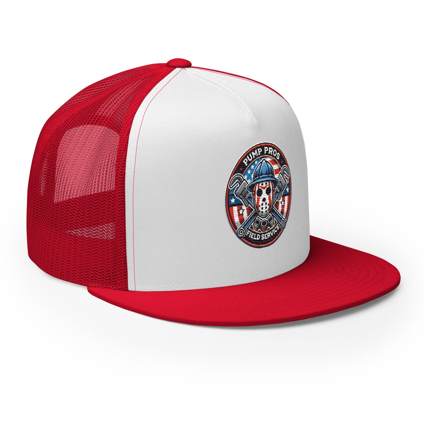 Pump Pros Custom Flat Bill Trucker Cap