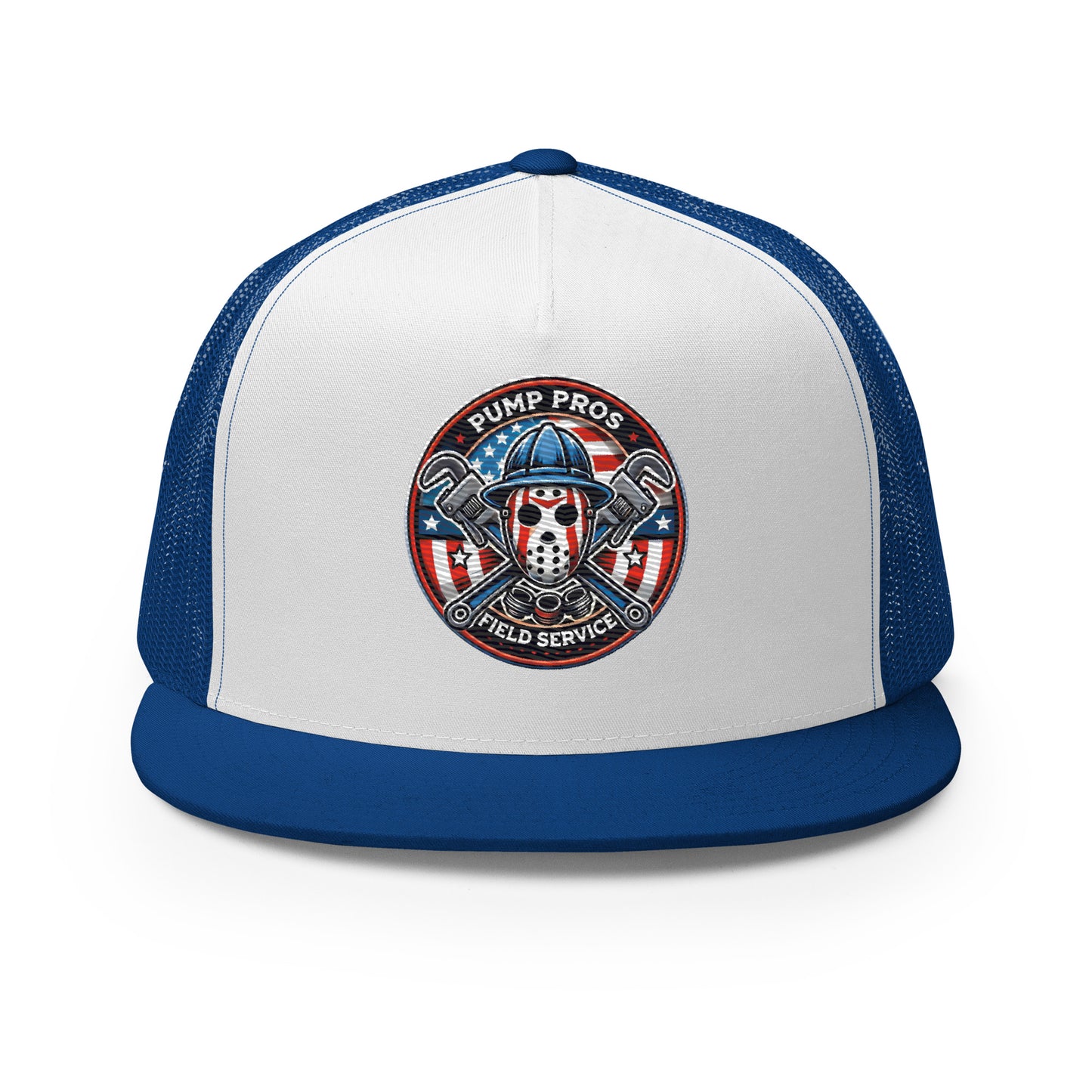 Pump Pros Custom Flat Bill Trucker Cap