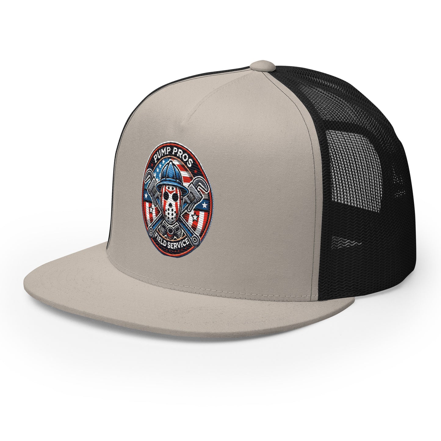 Pump Pros Custom Flat Bill Trucker Cap