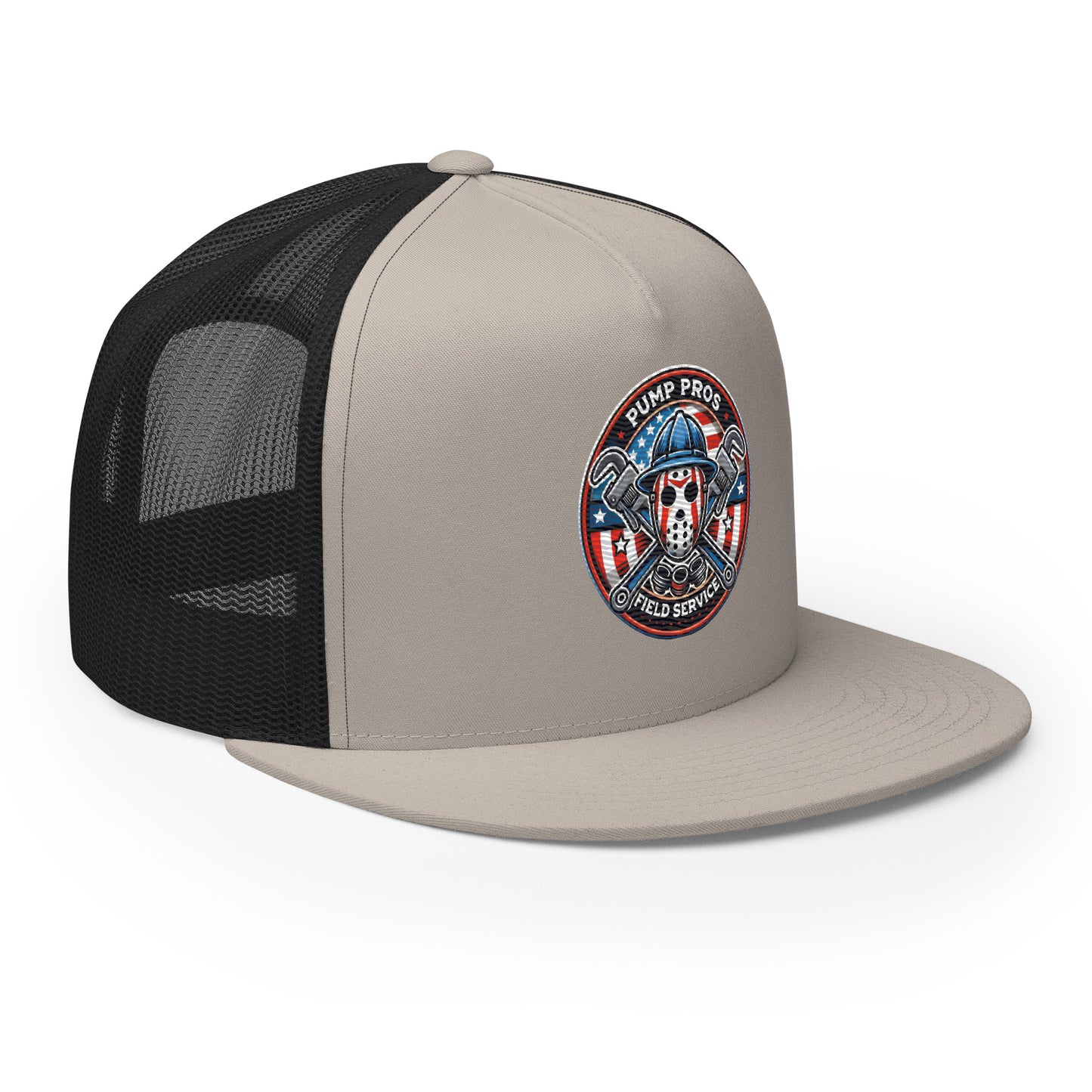 Pump Pros Custom Flat Bill Trucker Cap