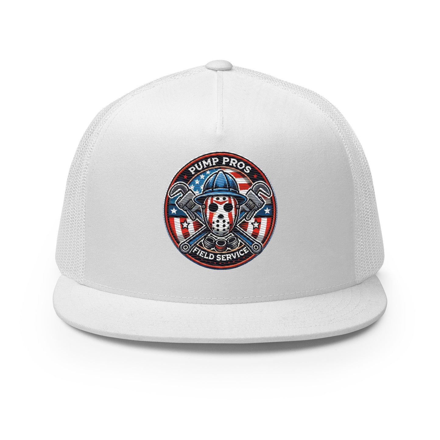 Pump Pros Custom Flat Bill Trucker Cap