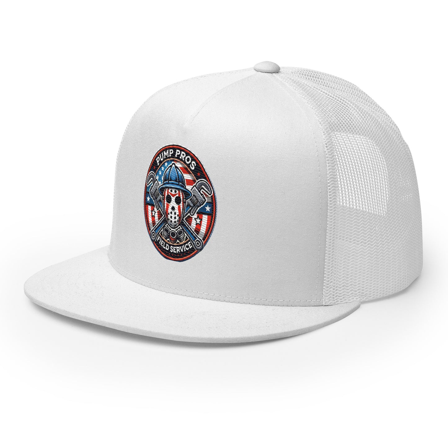 Pump Pros Custom Flat Bill Trucker Cap