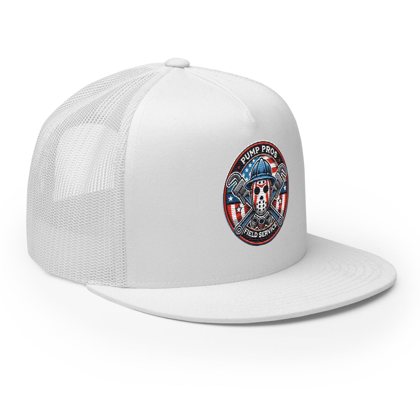 Pump Pros Custom Flat Bill Trucker Cap