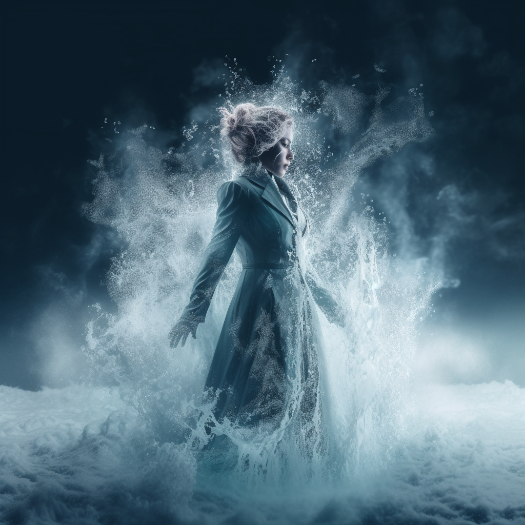 The Winter Queen Metal Print