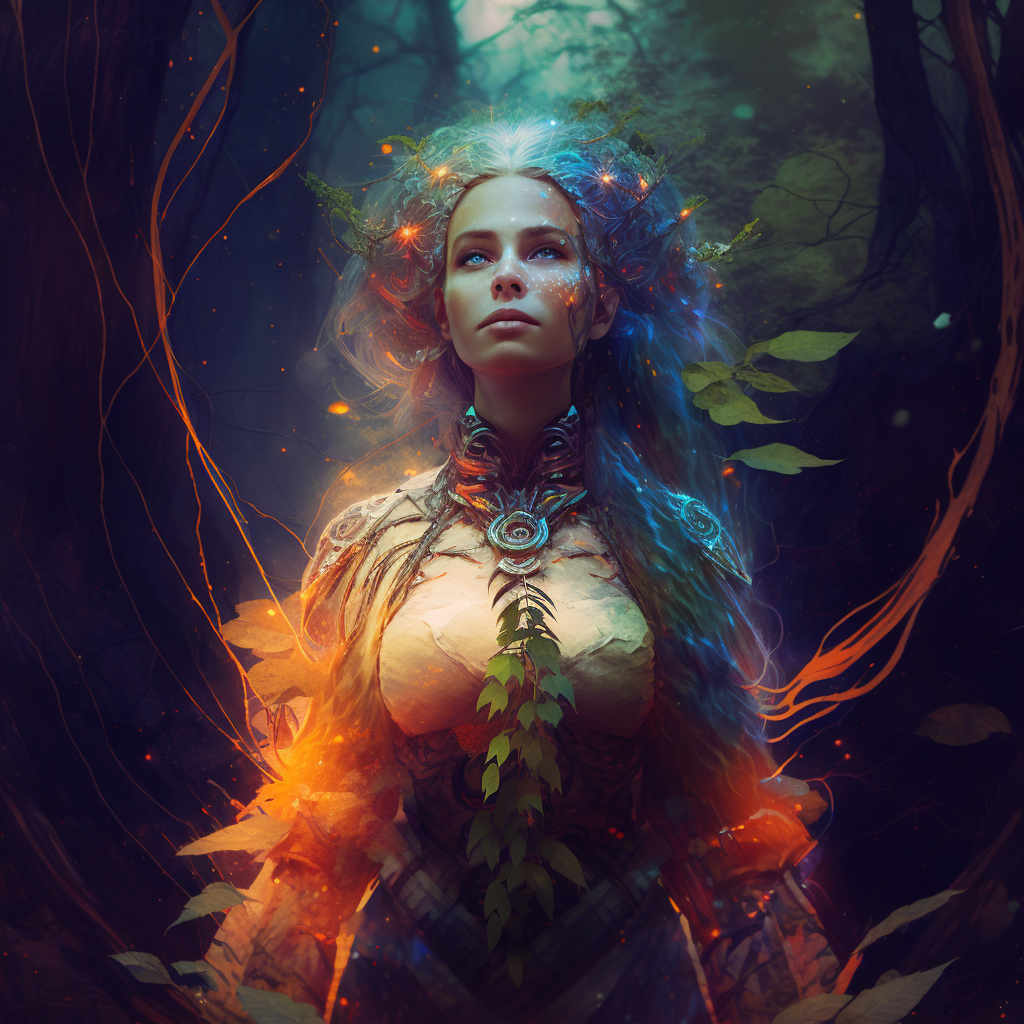 Goddess of Light Canvas Print