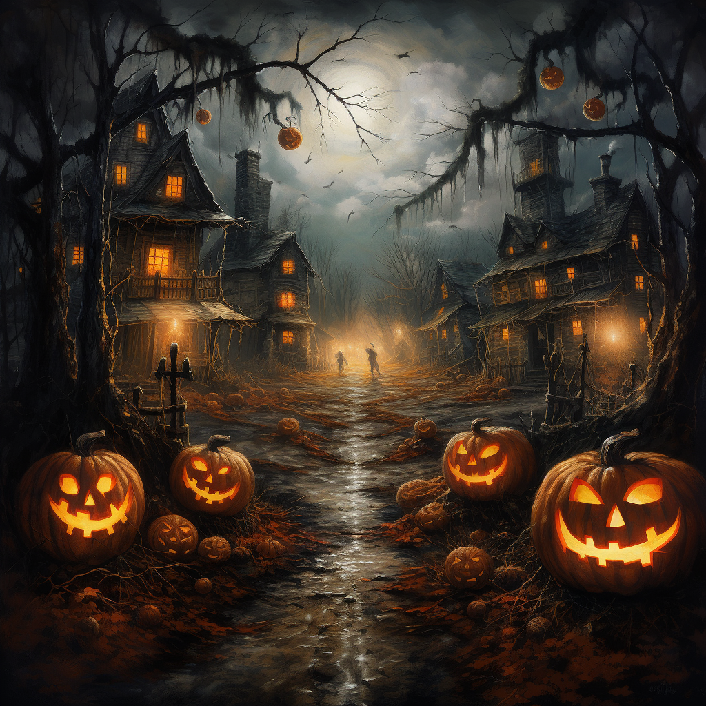 Into Halloween Series #01 Metal prints