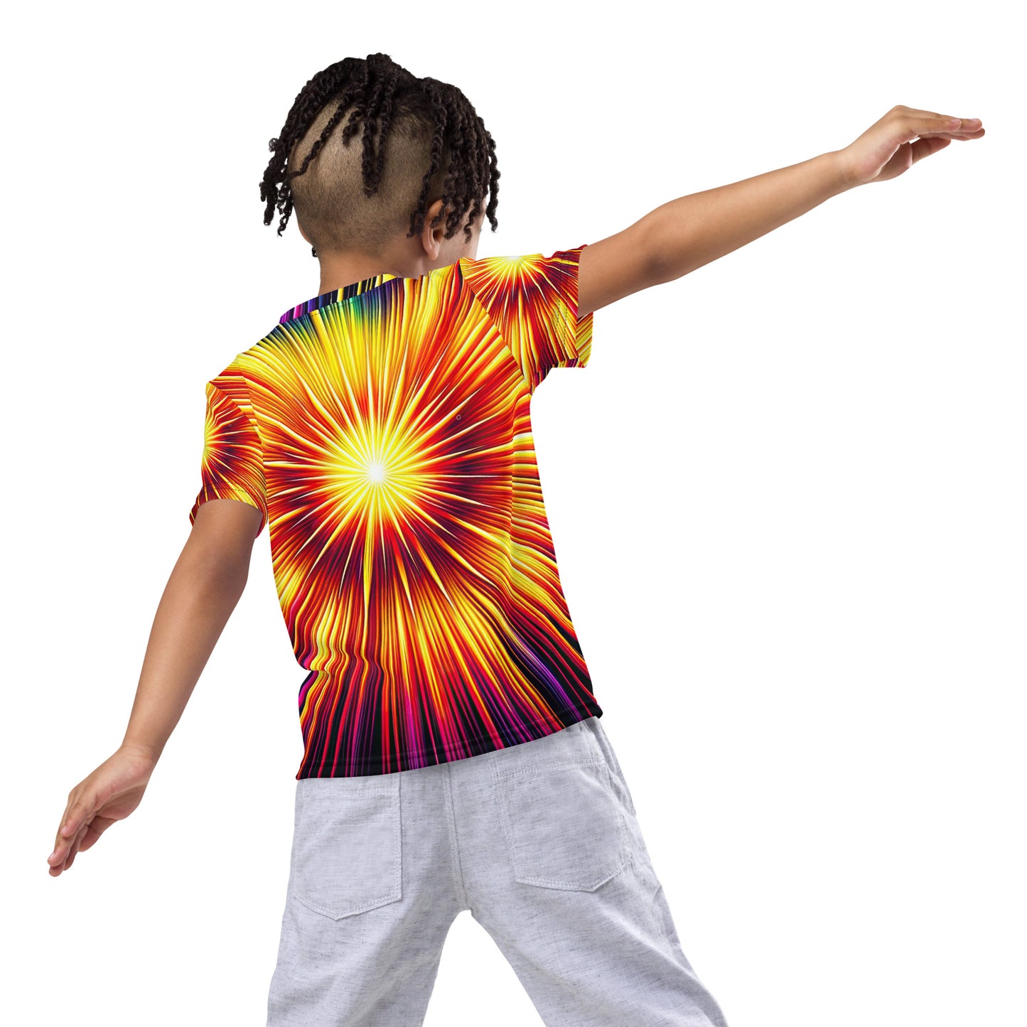 Sunburst Unisex Kids crew neck t-shirt