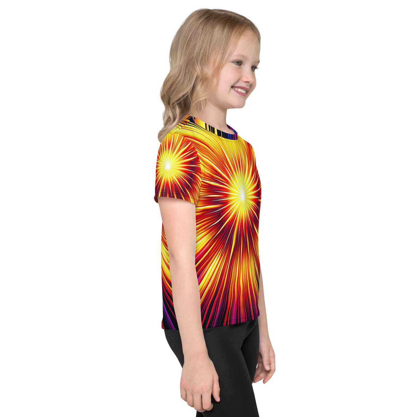 Sunburst Unisex Kids crew neck t-shirt