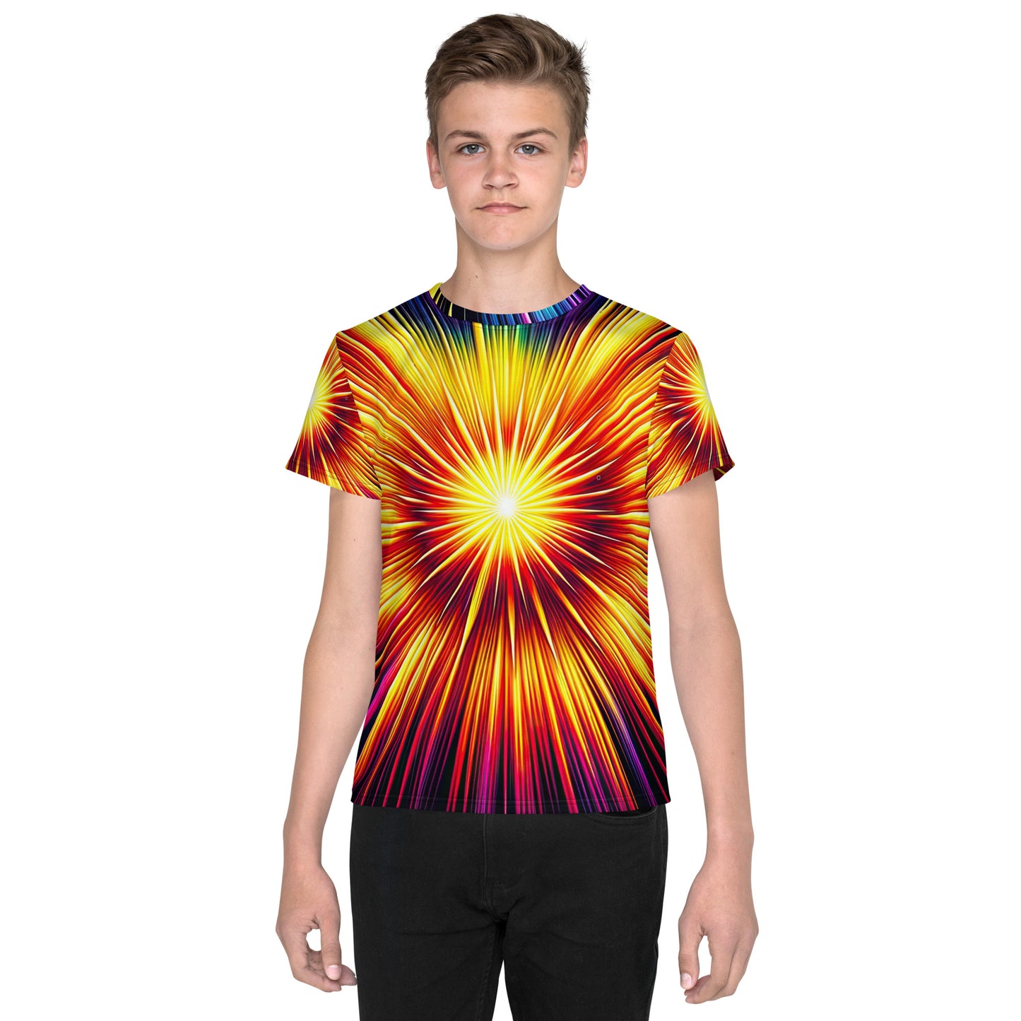 Sunburst Unisex Youth crew neck t-shirt