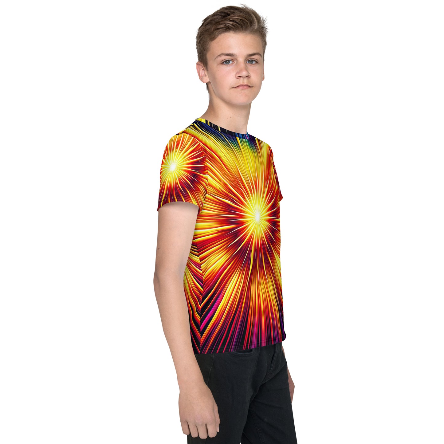 Sunburst Unisex Youth crew neck t-shirt