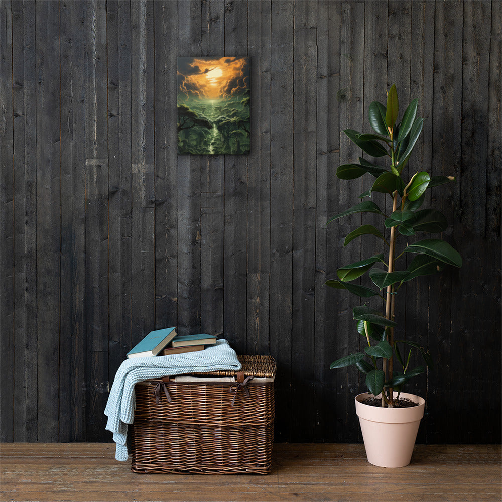 Artistic River Landscape #3 Canvas Prints