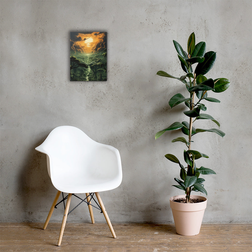 Artistic River Landscape #3 Canvas Prints
