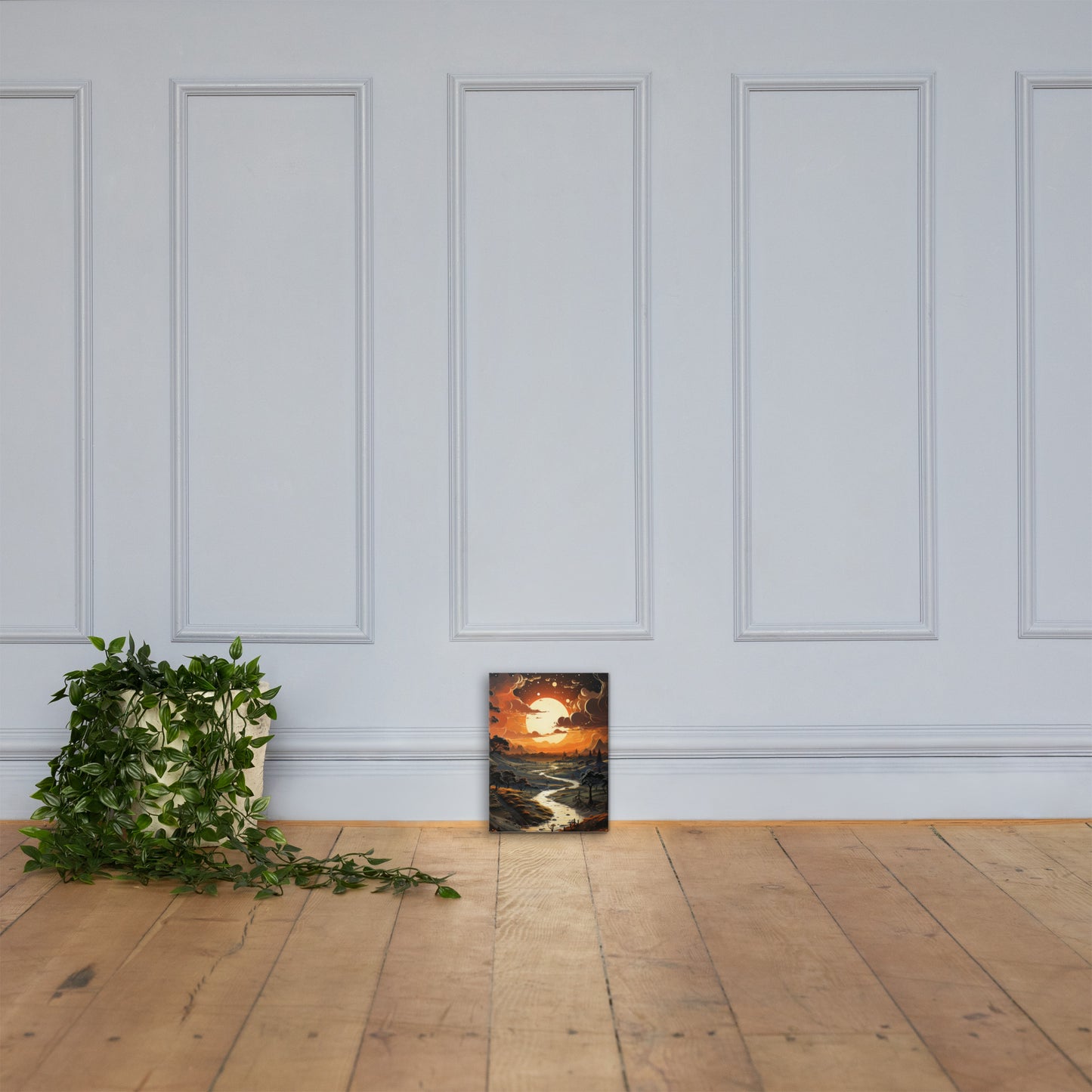 Artistic River Landscape #1 Canvas Prints