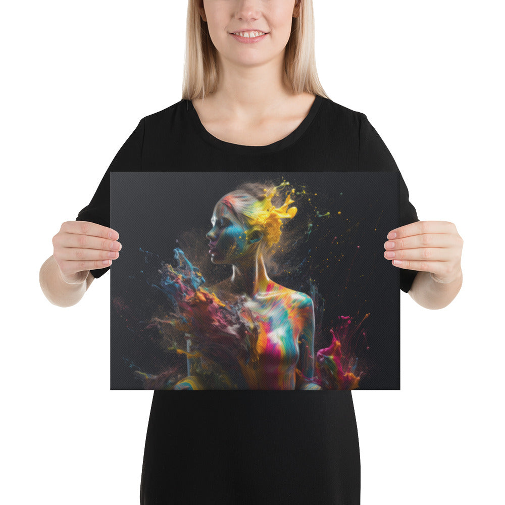 Painted Lady Canvas Prints
