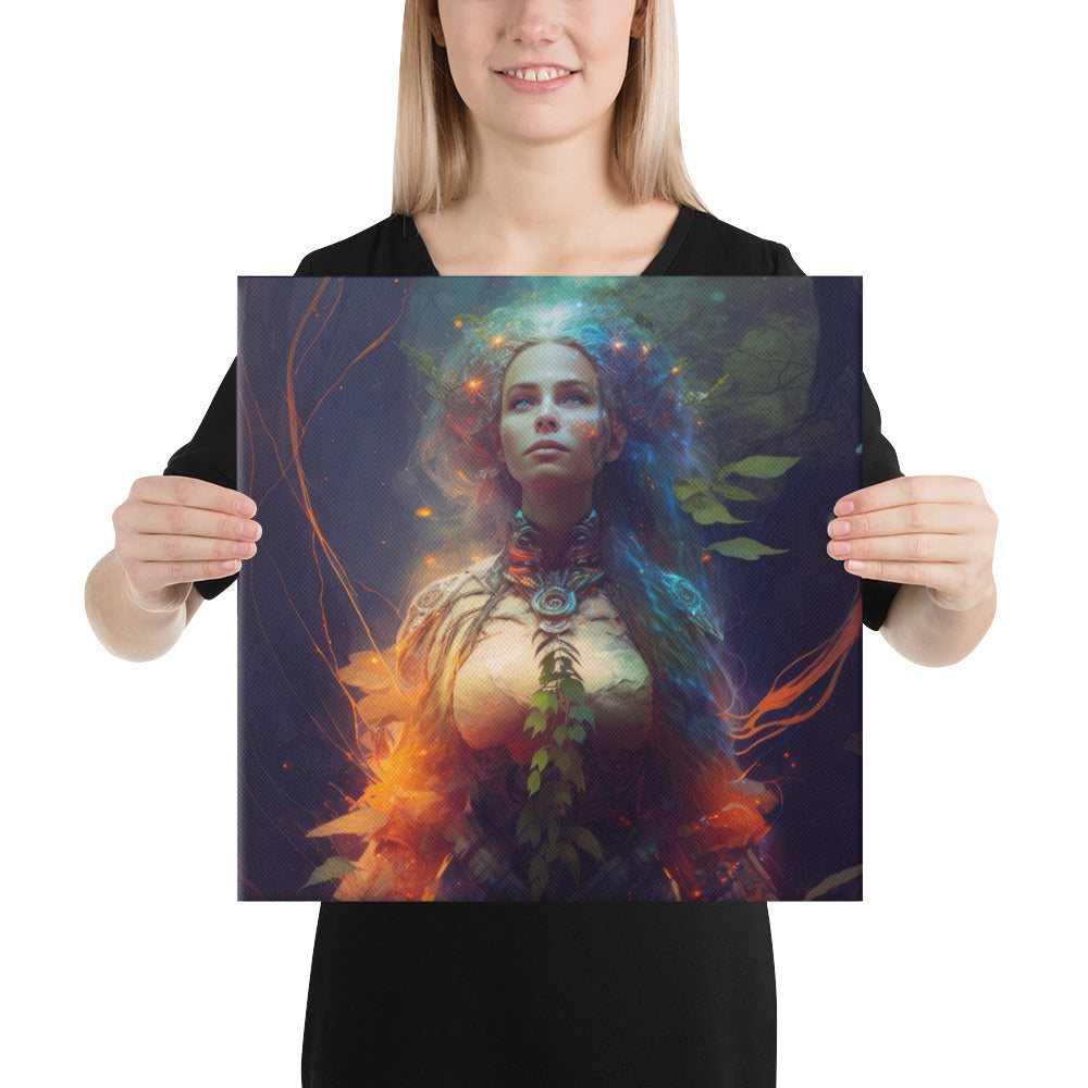 Goddess of Light Canvas Print