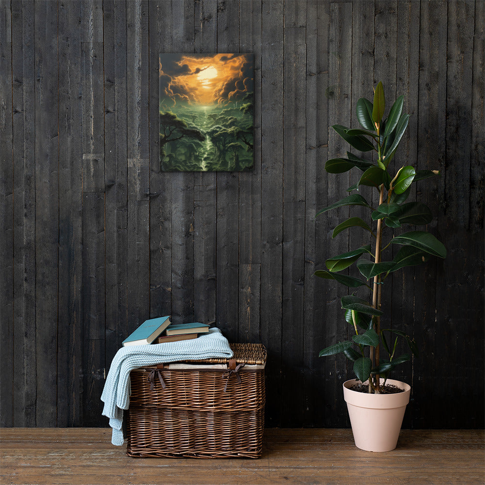 Artistic River Landscape #3 Canvas Prints