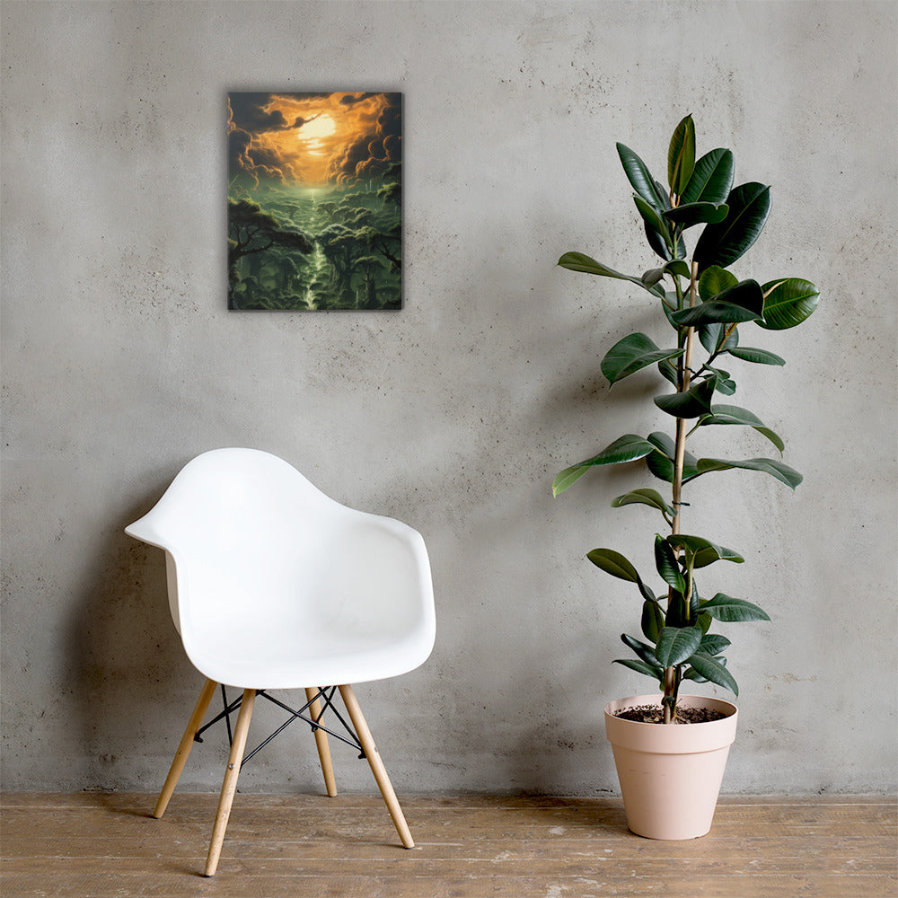 Artistic River Landscape #3 Canvas Prints