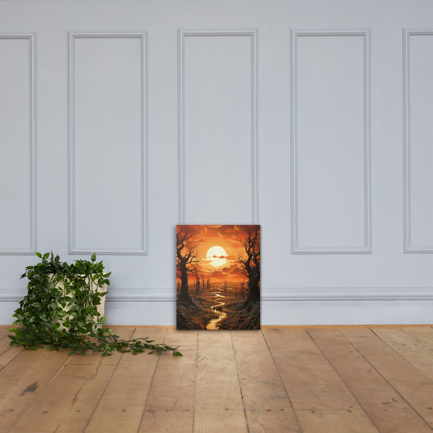 Artistic River Landscape #2 Canvas Prints