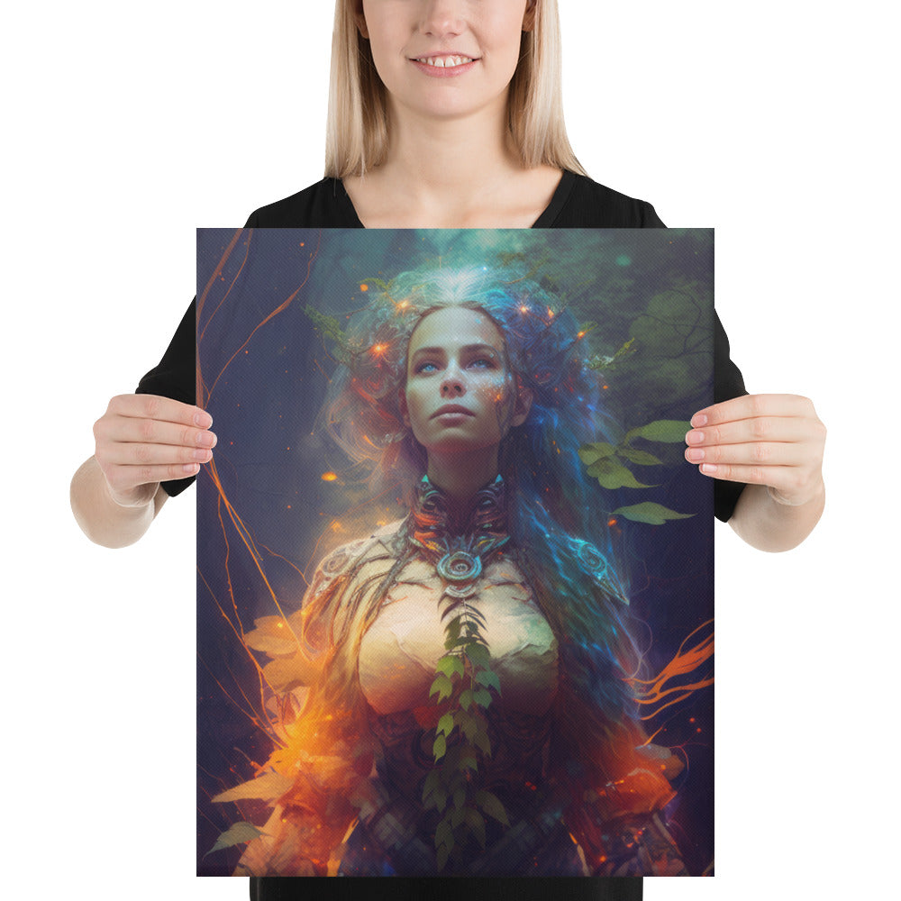 Goddess of Light Canvas Print