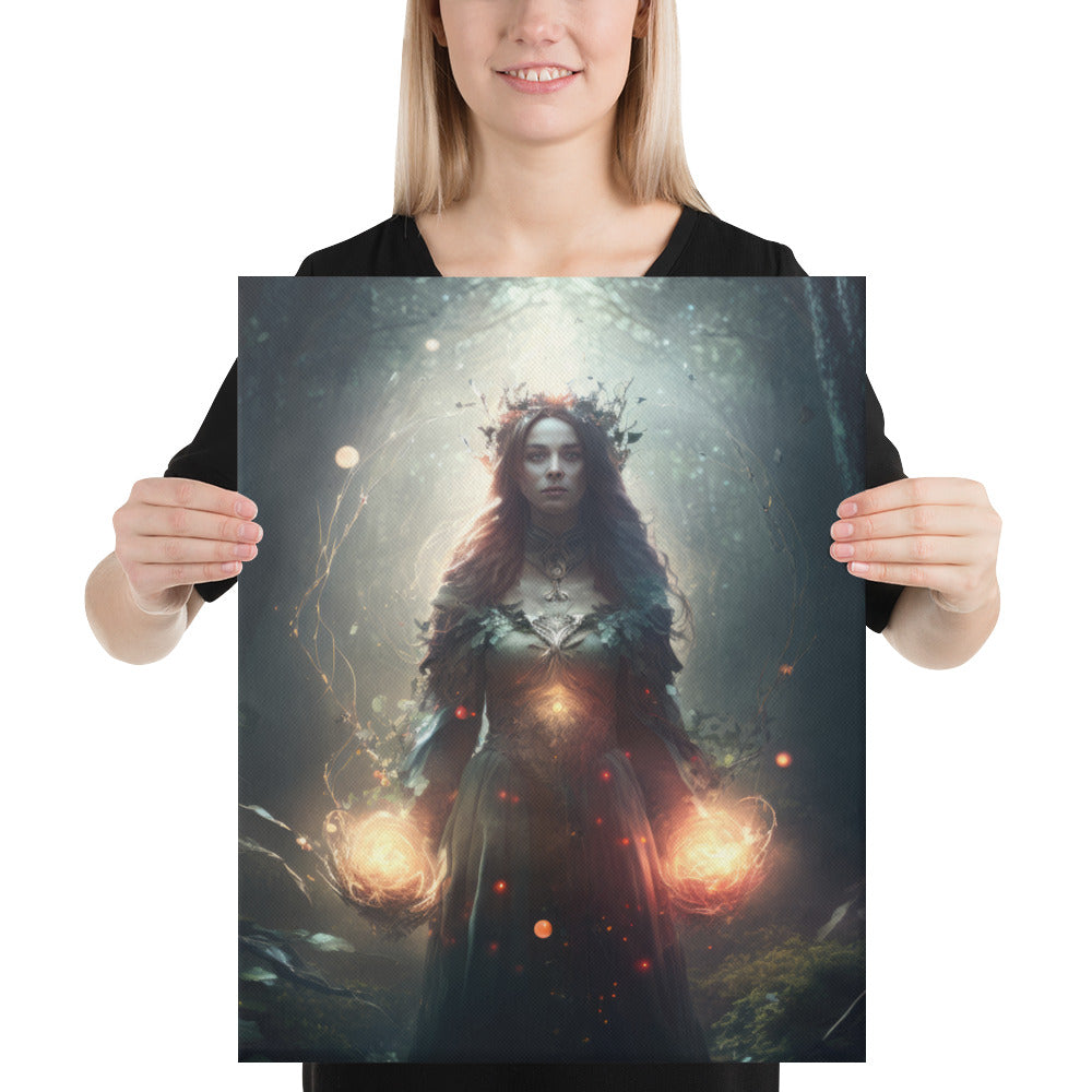 Goddess of Energy Canvas Print